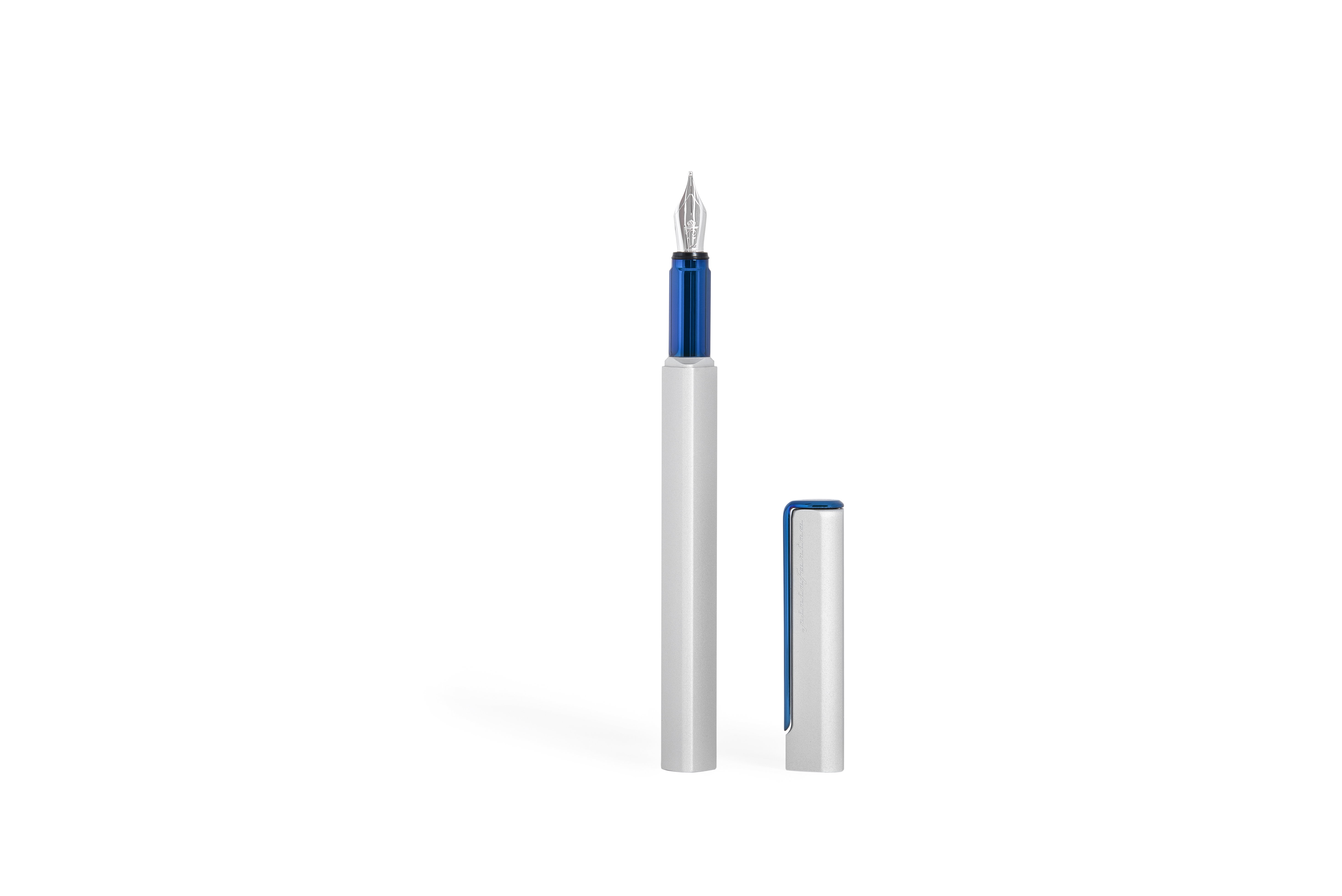 Перьевая ручка Pininfarina PF One SILVER /BLUE-4