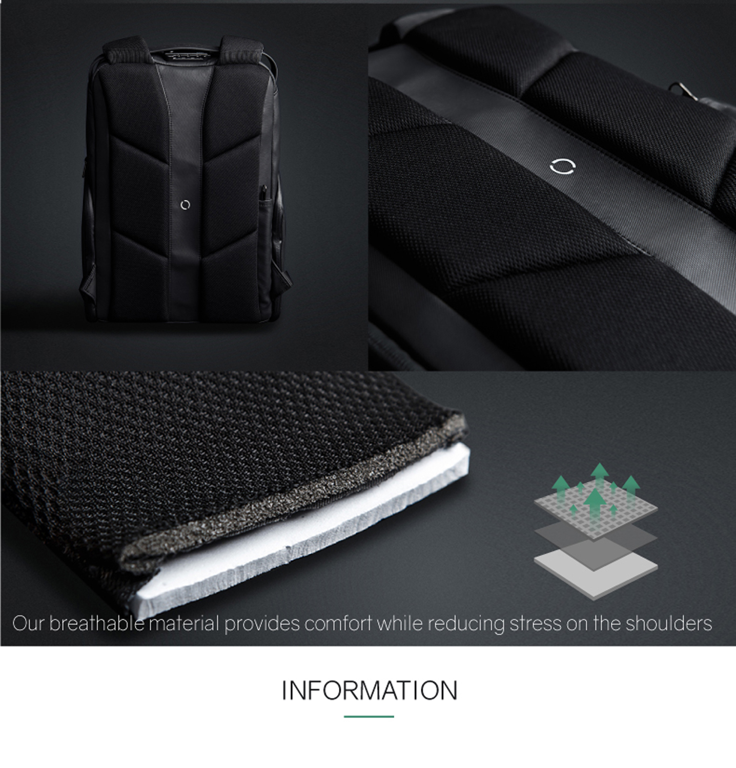 Рюкзак KORIN FlexPack Pro 47х34х18 см, черный-26