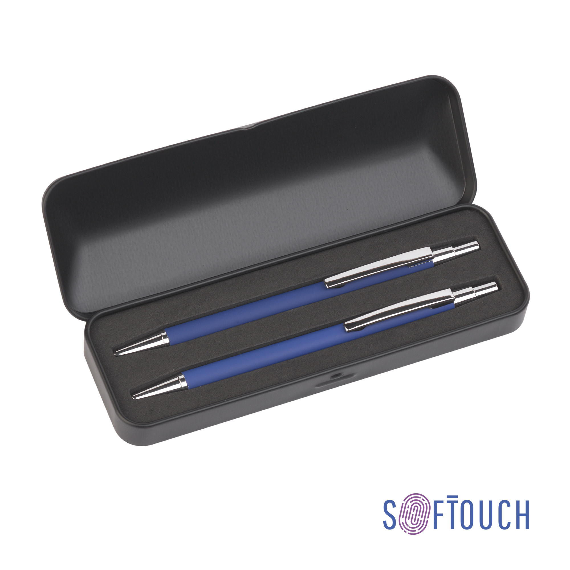 Набор "Ray" (ручка+карандаш), покрытие soft touch-0