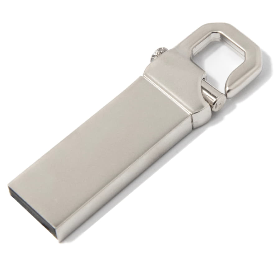 USB flash-карта CARABINE (16Гб), серебристый-1