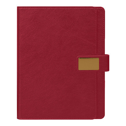 Ежедневник в суперобложке Alfa Mocco Business Edition B5, Бордовый-0