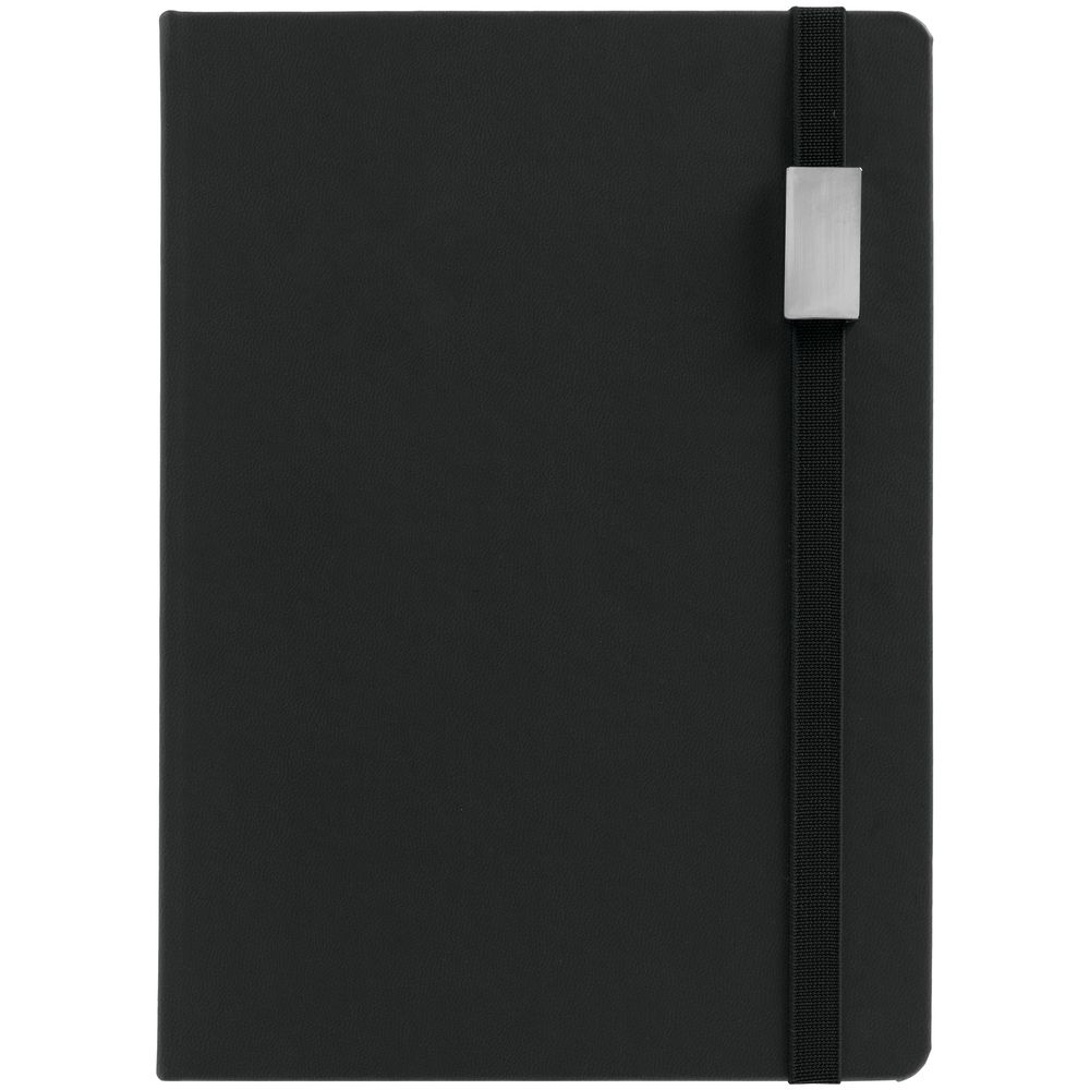 Ежедневник New Factor Metal, черный-1