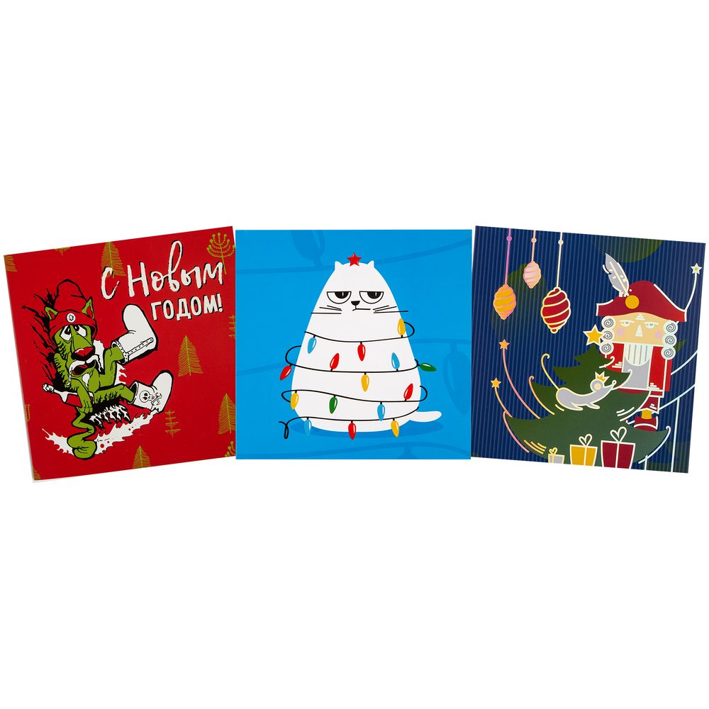 Набор Warmest Wishes: 3 открытки с конвертами-0