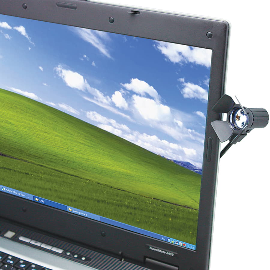 USB-лампа "Софит", черный-1