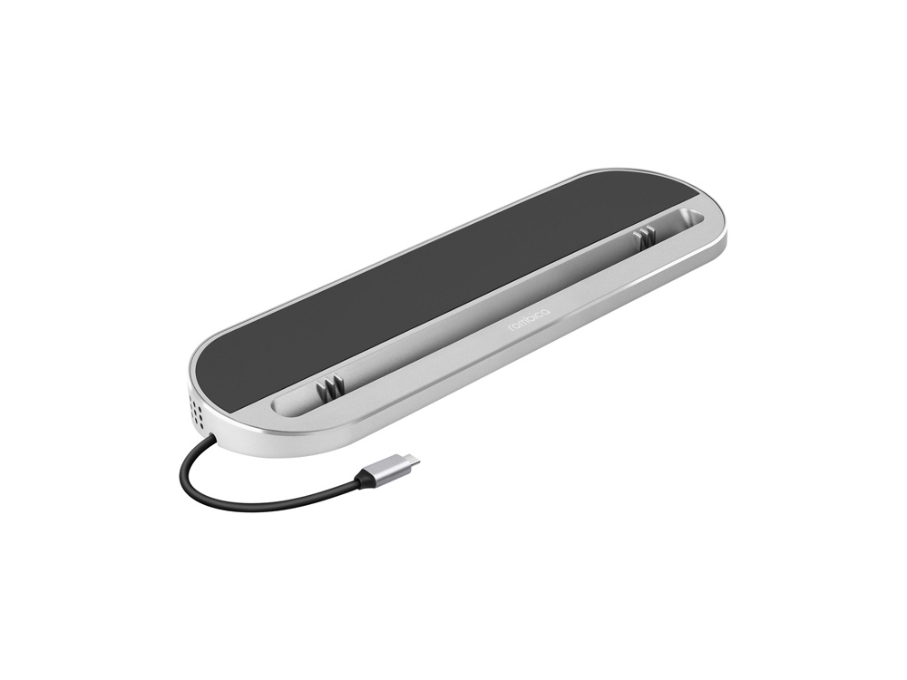 Хаб USB Type-C 3.0 для ноутбуков Falcon, черный-0
