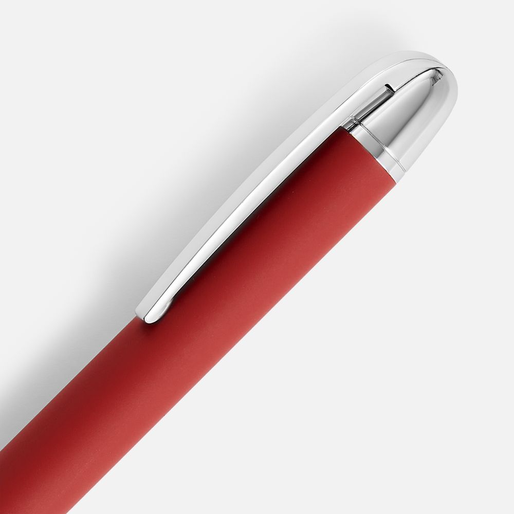 Ручка шариковая Arc Soft Touch, красная-2