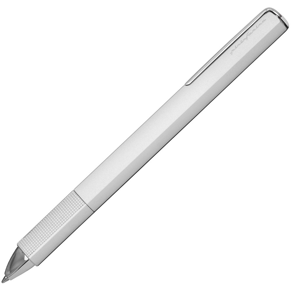 Ручка шариковая PF One, серебристая-0