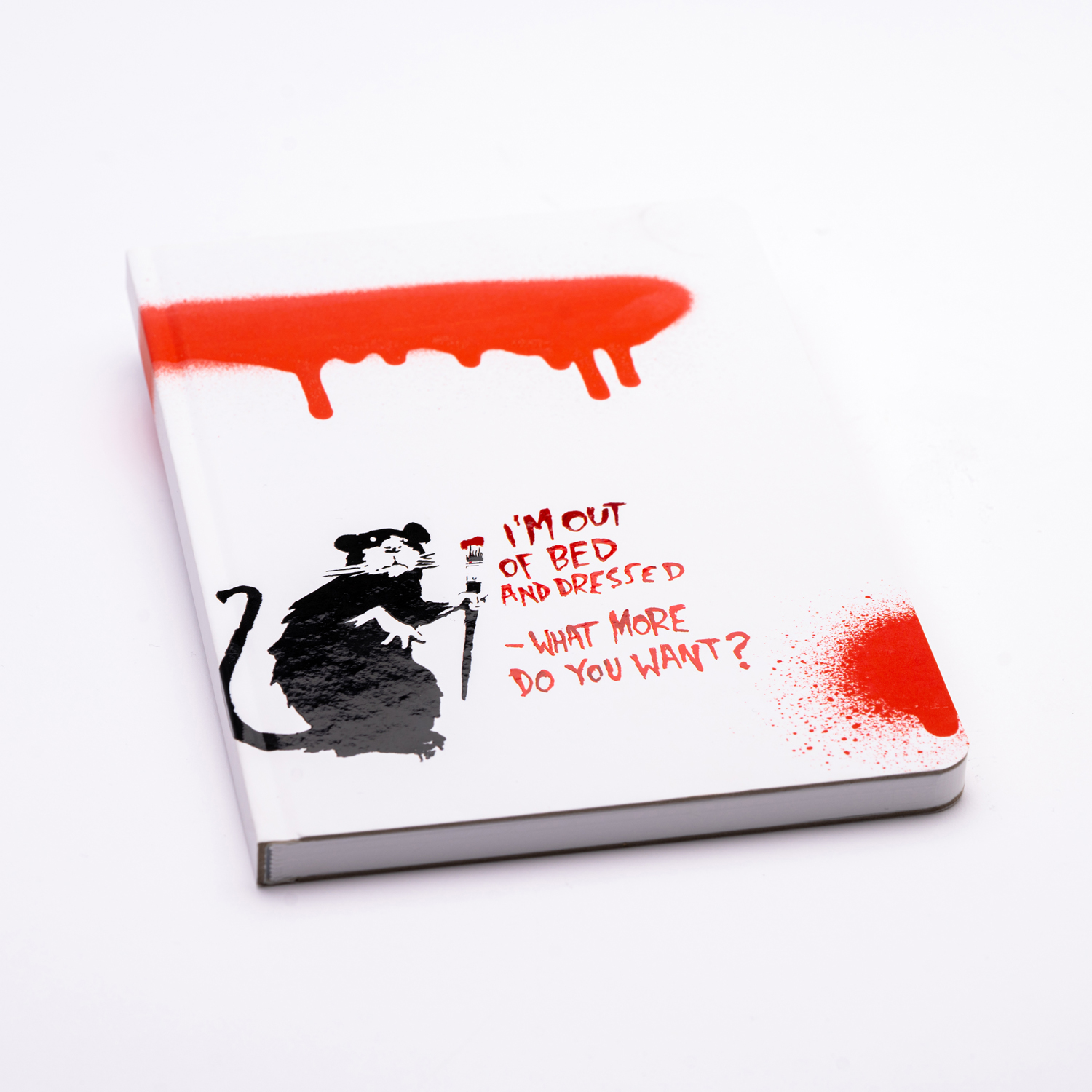 Блокнот линованный Pininfarina Banksy Крыса из каменной бумаги, А5-0