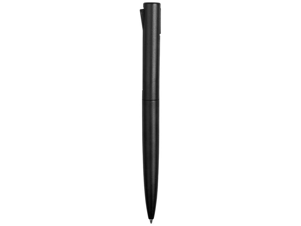 Ручка металлическая шариковая Bevel, черный-3