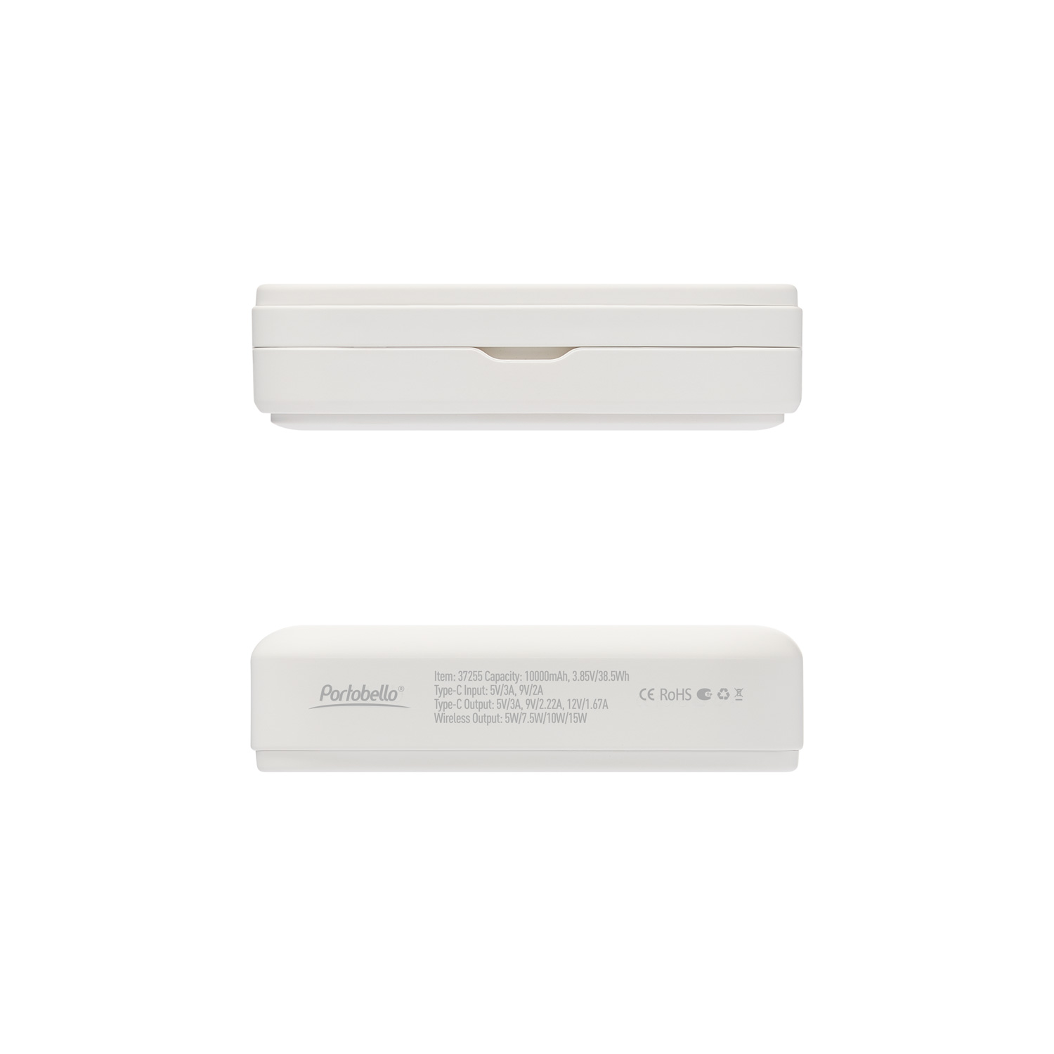 Внешний аккумулятор Юнион PD (Union PD) 10000mAh с функцией беспроводной зарядки 15W, белый-6