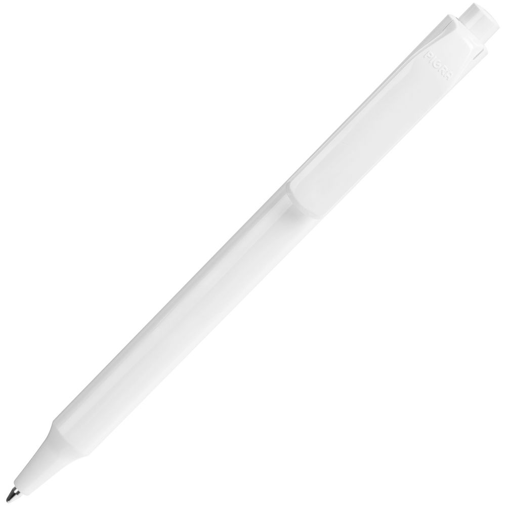 Ручка шариковая Pigra P04 Polished, белая-1