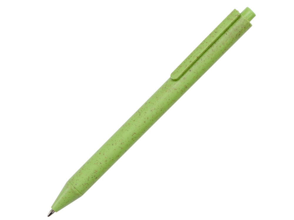 Ручка шариковая Pianta из пшеничной соломы, зеленый-0