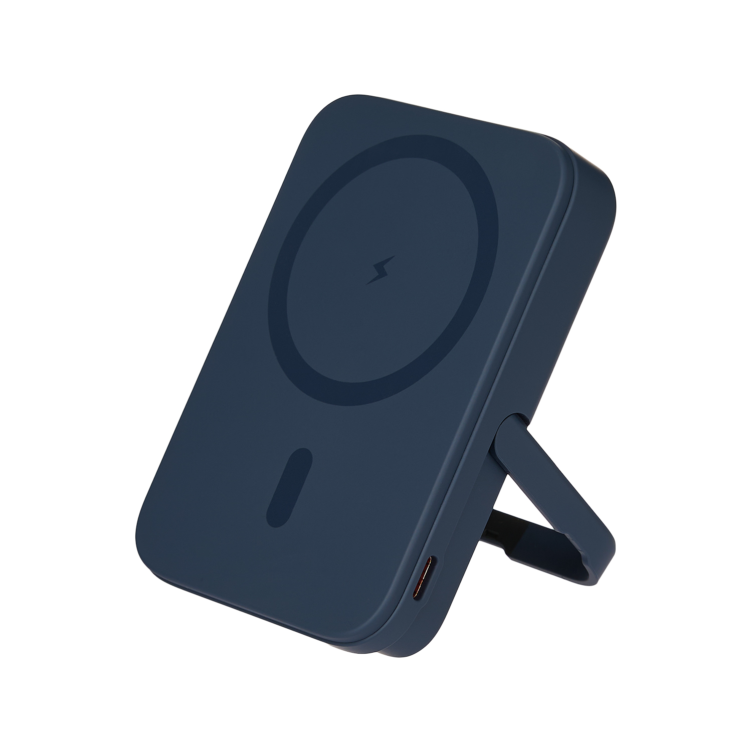 Внешний аккумулятор Юнион PD (Union PD) 10000mAh с функцией беспроводной зарядки 15W, синий-7