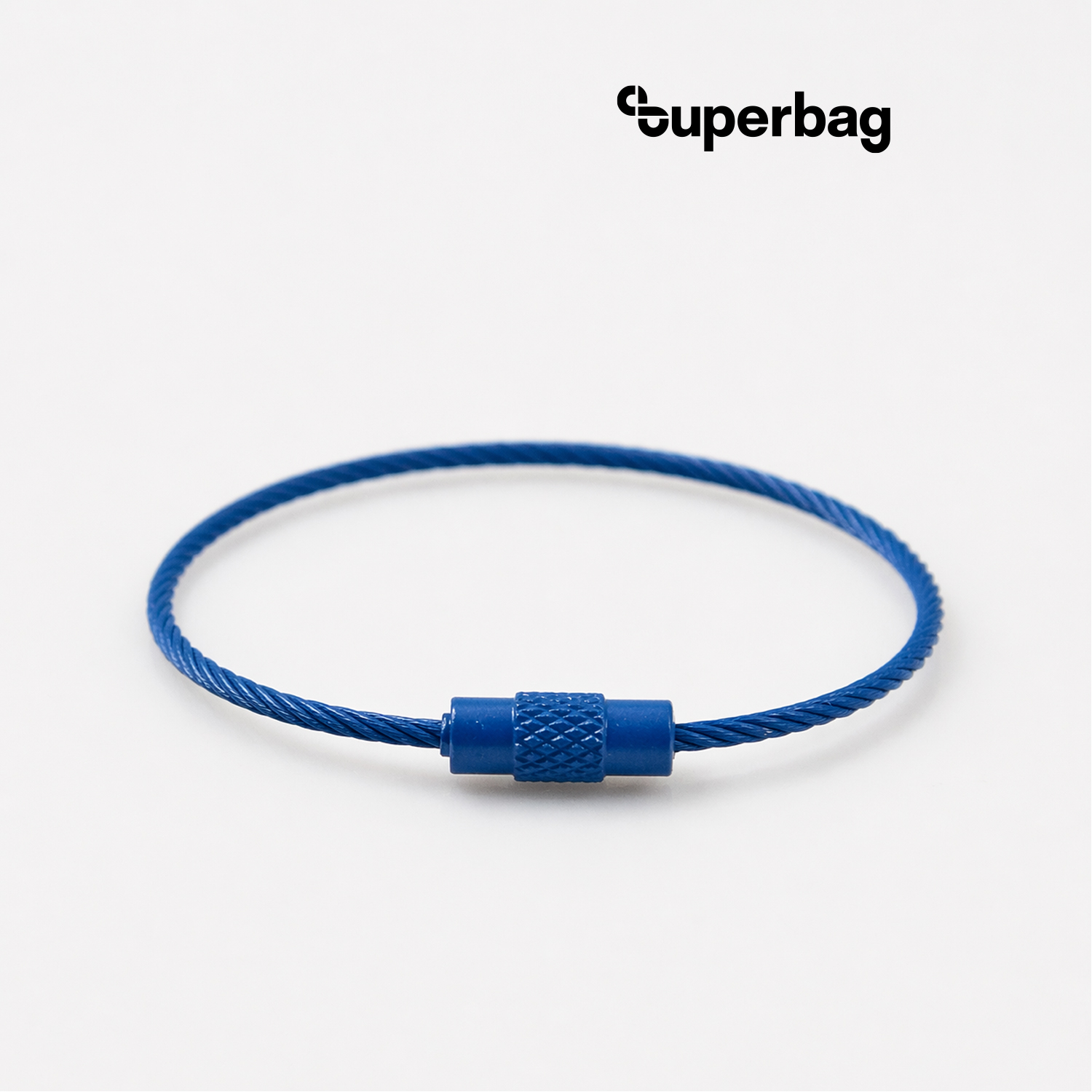 Тросик-кольцо Ring для обвеса, L=15см (синий)-0