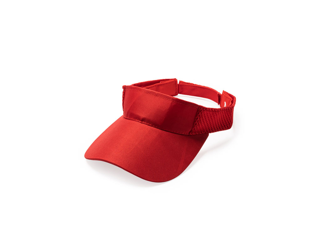 Козырек WIZER из мягкой микрофибры, красный-2