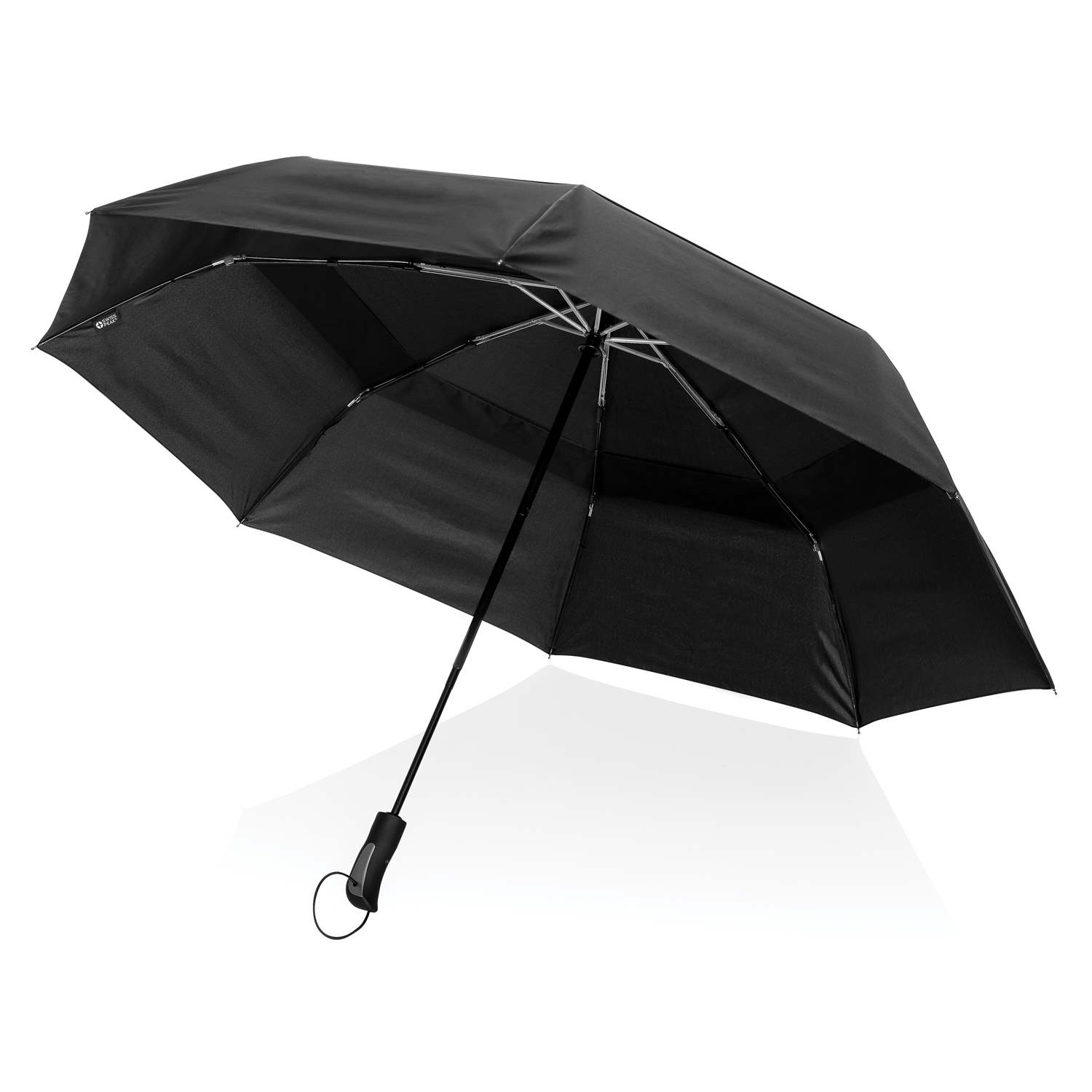 Компактный зонт-антишторм Tornado от Swiss Peak из rPET Aware™, d120 см-7