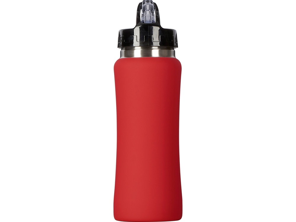 Бутылка для воды Bottle C1, сталь, soft touch, 600 мл, красный-4