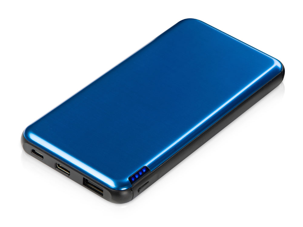 Внешний аккумулятор Forge v.2 металл, 10000mah, синий-0