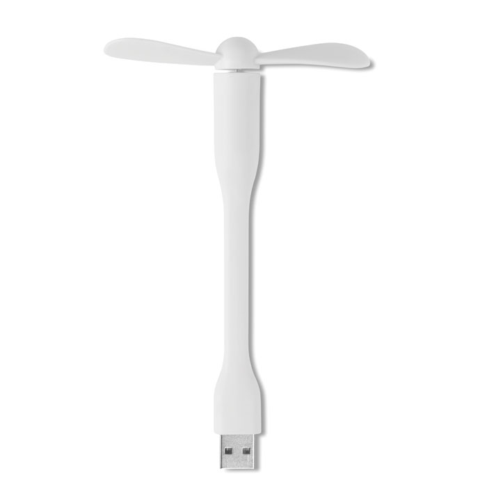 Настольный USB вентилятор, белый-1