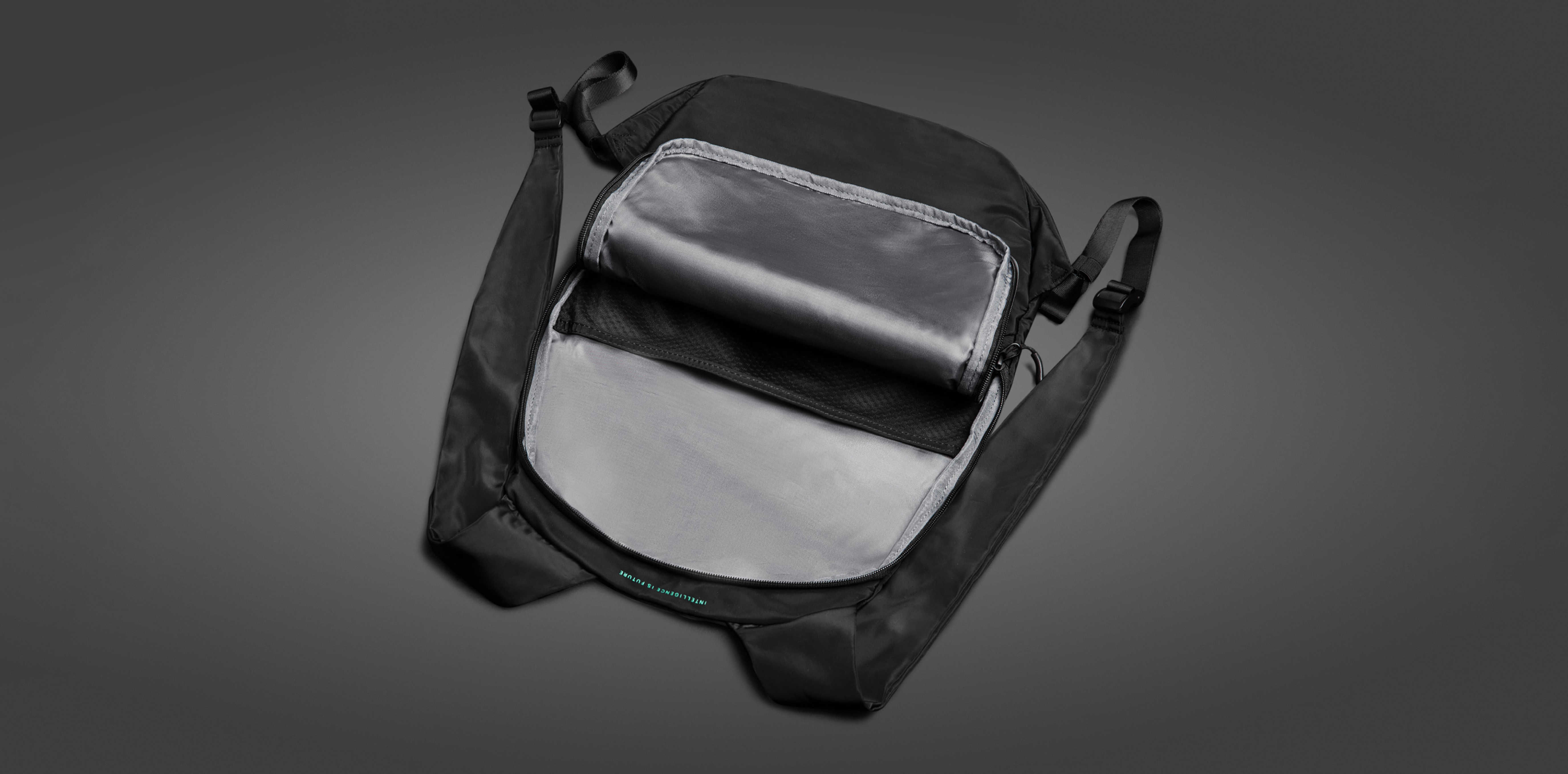 Рюкзак FlexPack Air 46х33х8 см, серый-6