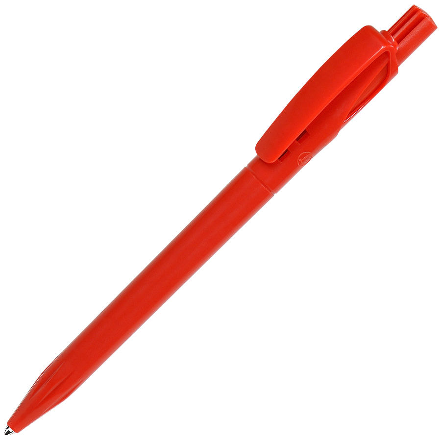 Ручка шариковая TWIN SOLID, ярко-красный-0