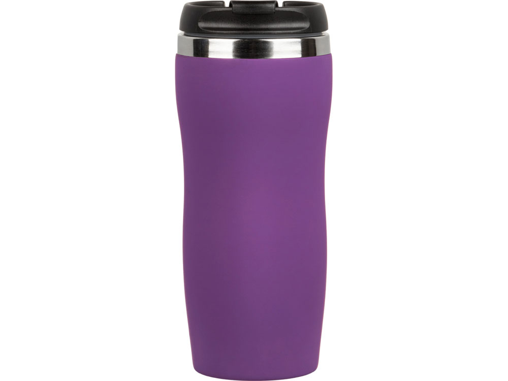 Термокружка Double wall mug C1, soft touch, 350 мл, фиолетовый-2
