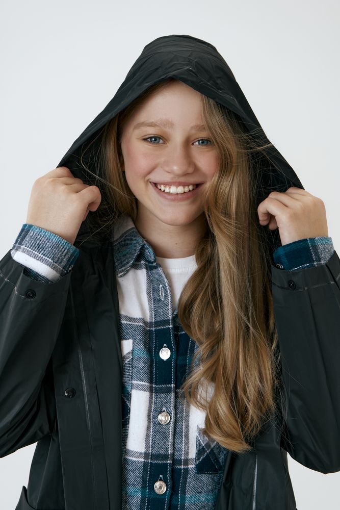 Дождевик детский RainDrop Kids, черный-5