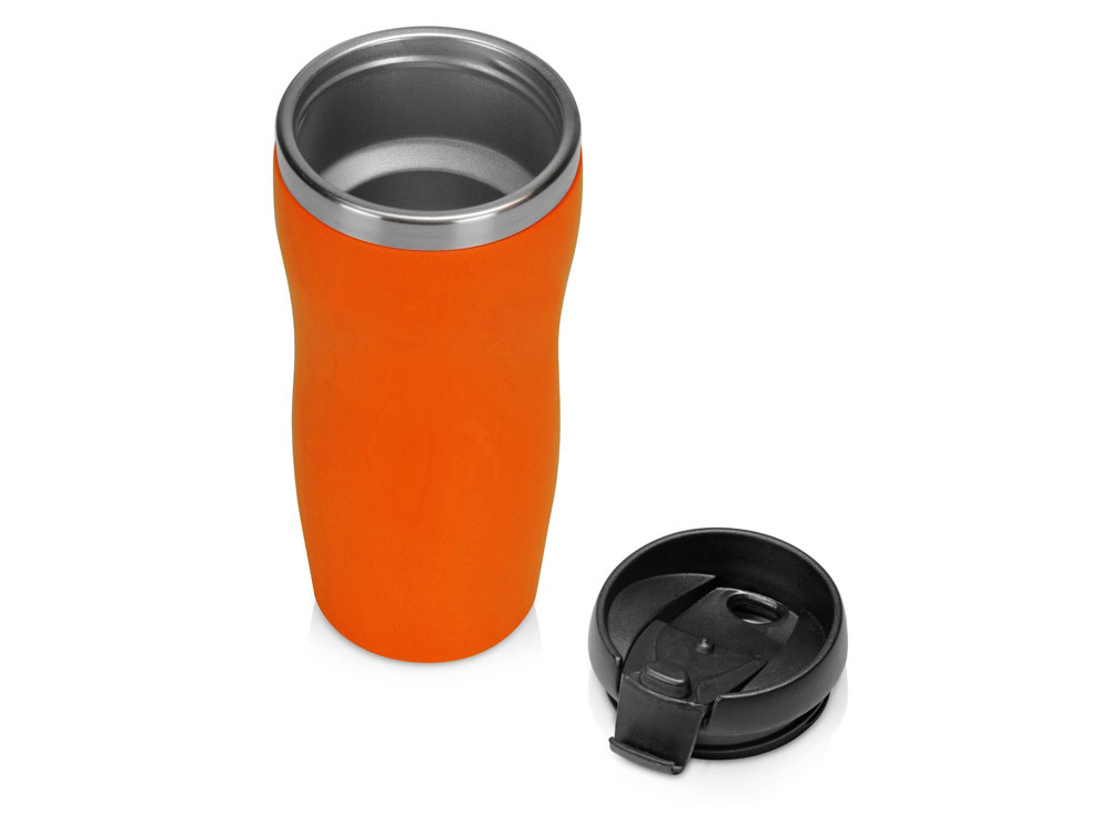 Термокружка Double wall mug C1, soft touch, 350 мл, оранжевый-1