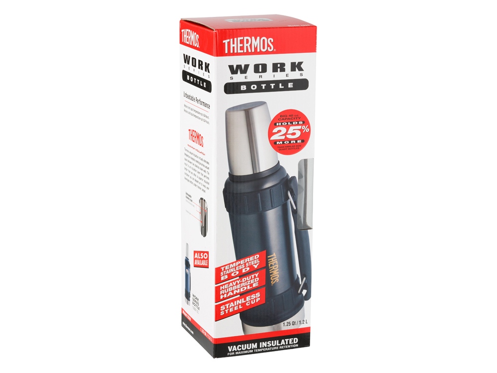 Термос из нерж. стали тм THERMOS 2520 Stainless Steel Vacuum Flask 1.2L, серый-6