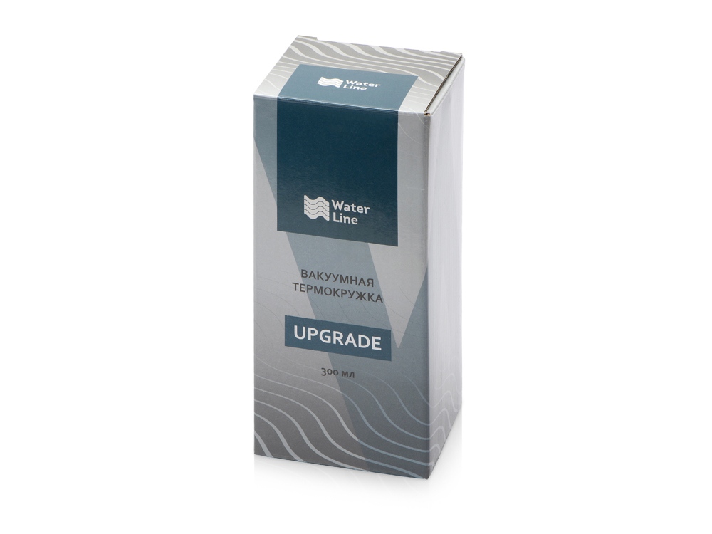 Вакуумная термокружка с кнопкой Upgrade, Waterline, темно-синий-8