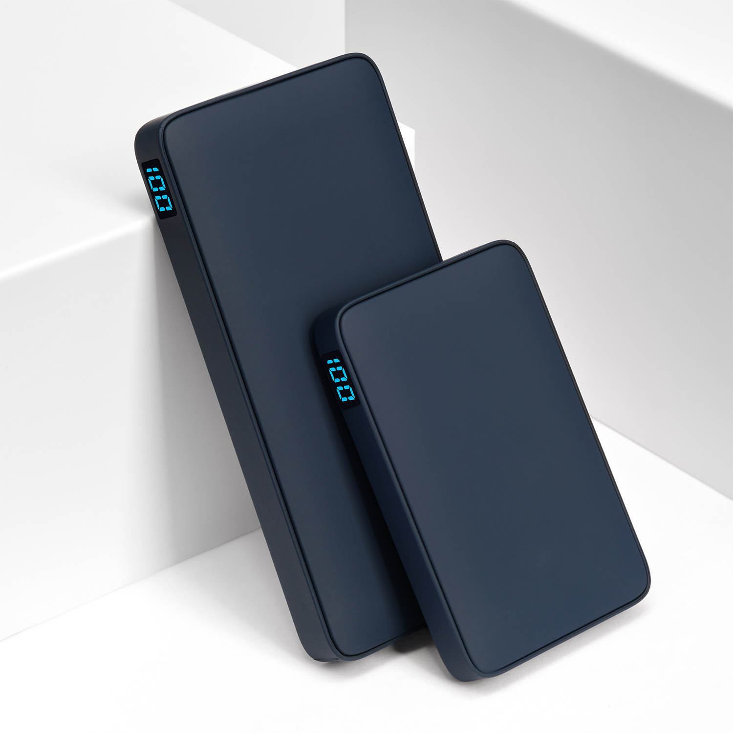Внешний аккумулятор с подсветкой Анкор Плюс PD (Ancor PD Plus) 10000 mAh, синий-8