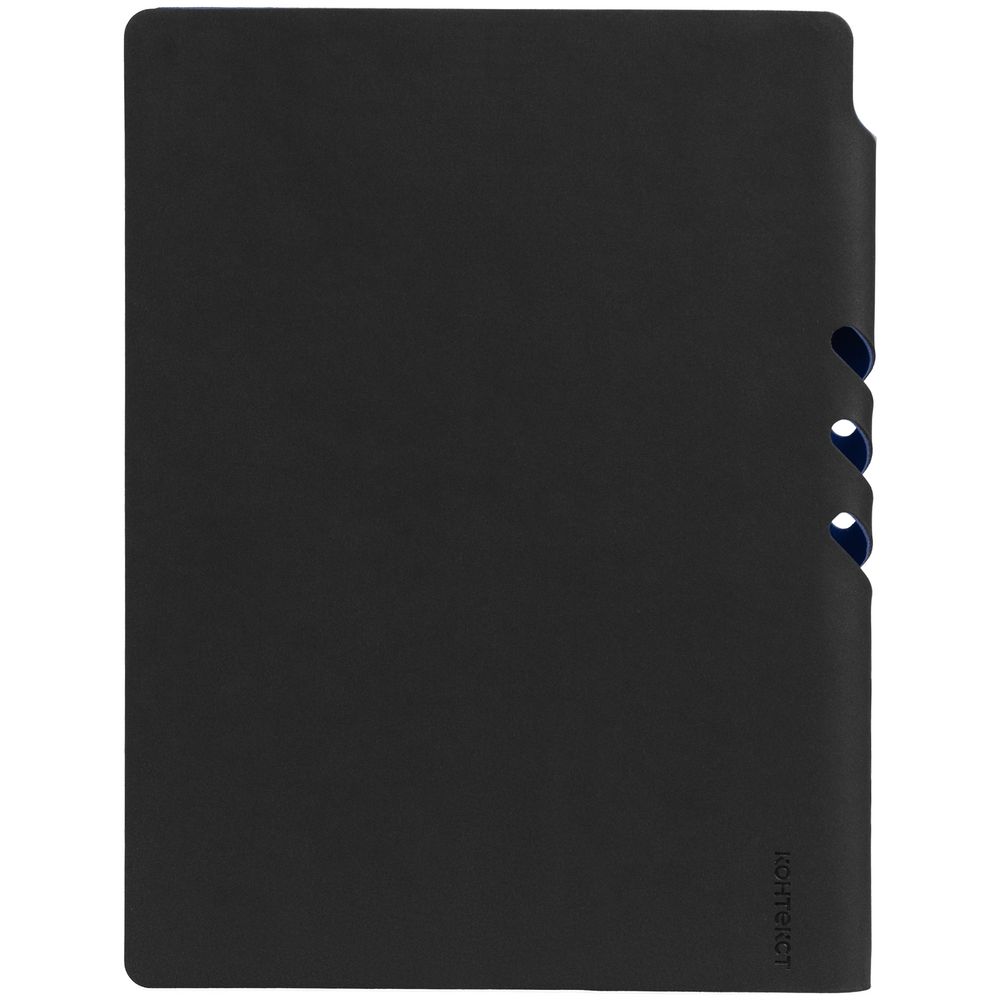Ежедневник Flexpen Black, недатированный, черный с синим-3