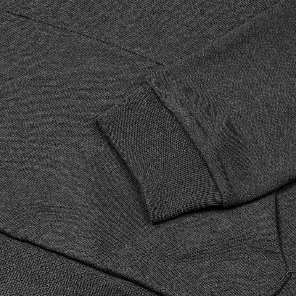 Толстовка с капюшоном унисекс Hoodie, серый меланж (антрацит)-4