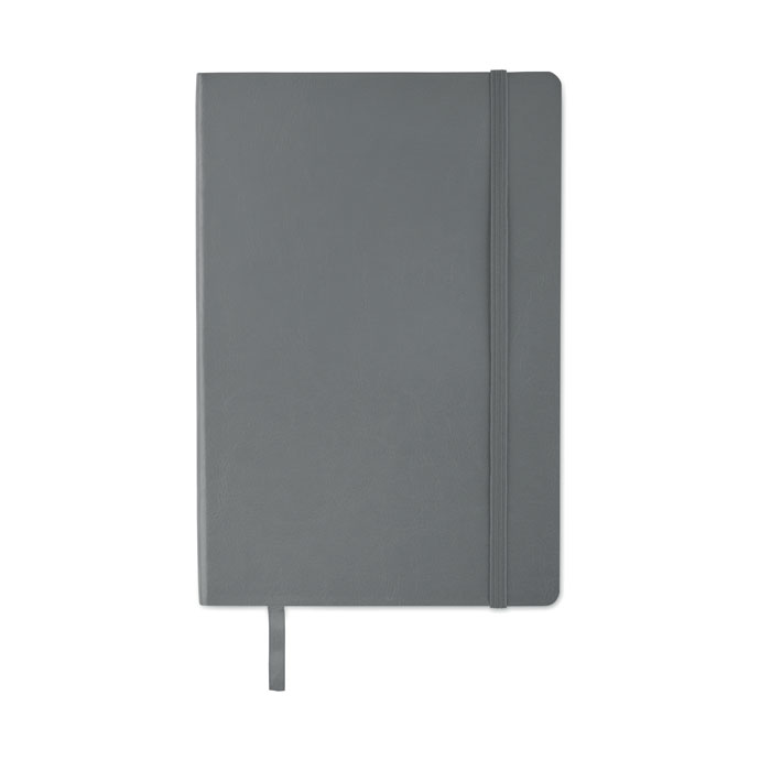A5 recycled notebook, каменный серый-3