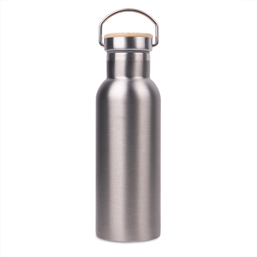 Бутылка для воды DISTILLER, 500мл, серебристый-0