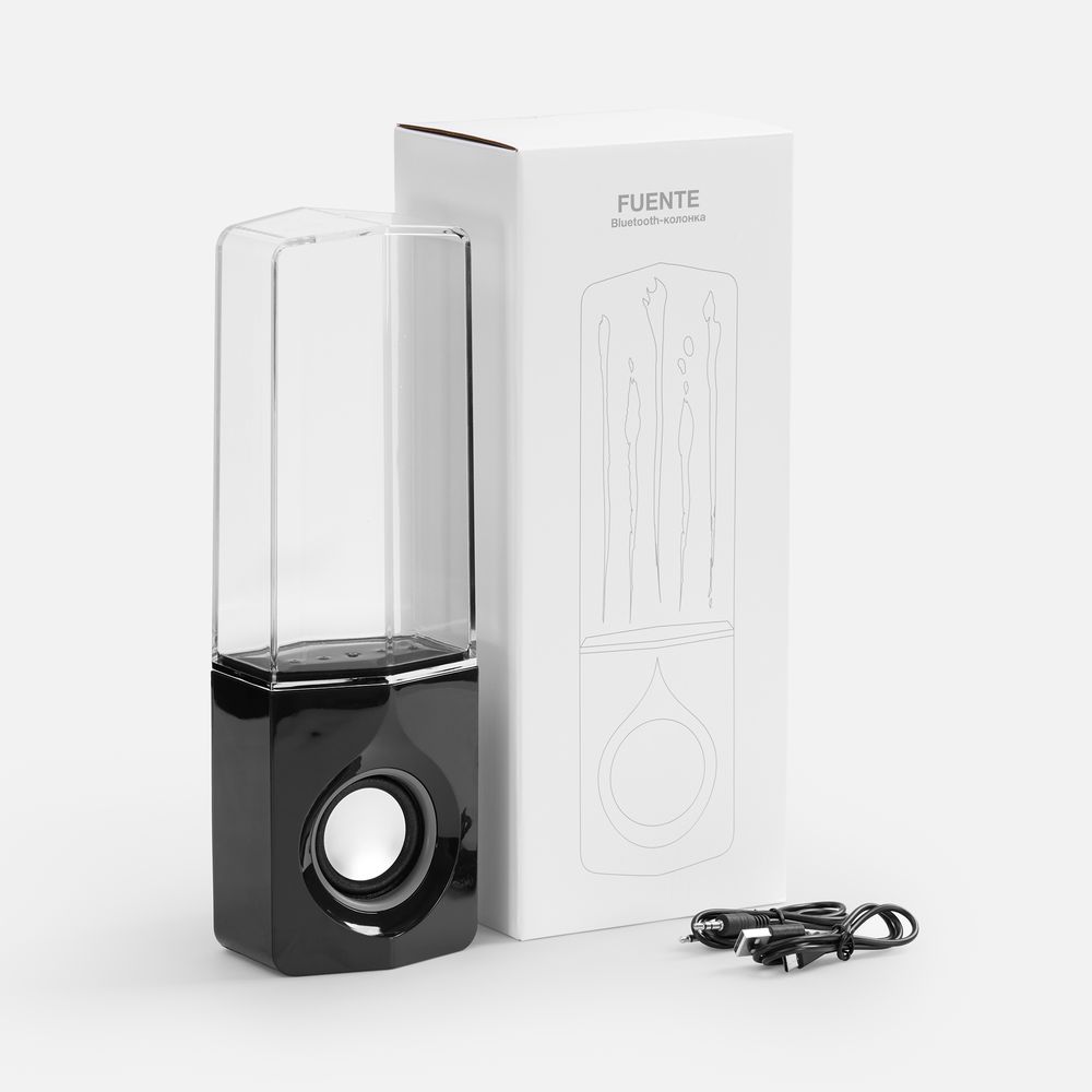 Bluetooth-колонка с поющим фонтаном Fuente, черная-2