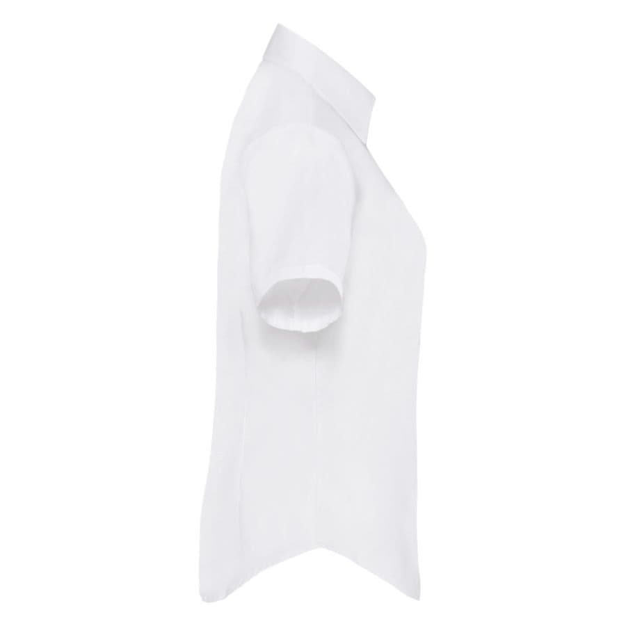 Рубашка женская SHORT SLEEVE OXFORD SHIRT LADY-FIT 130, белый-2
