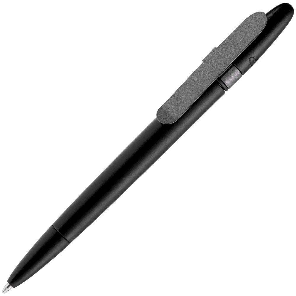 Ручка шариковая Prodir DS5 TSM Metal Clip, черная-0