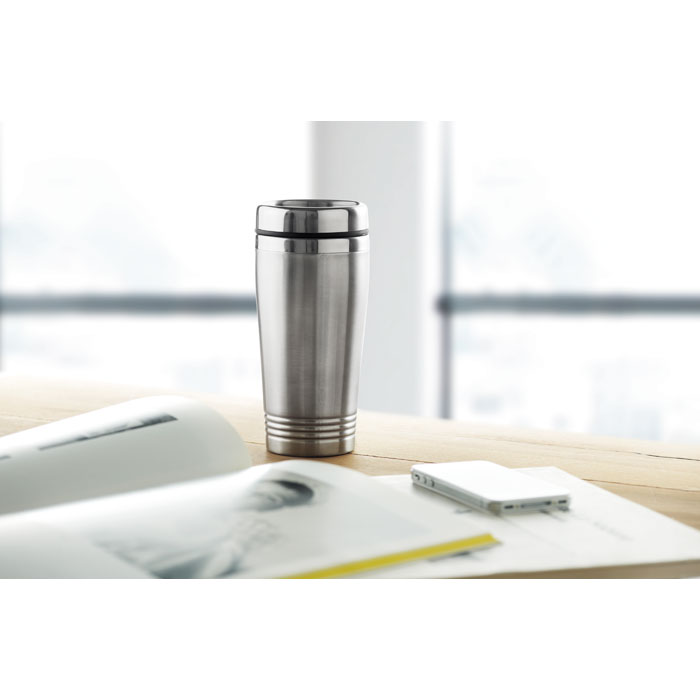 Термокружка 400ml, тускло-серебряный-7