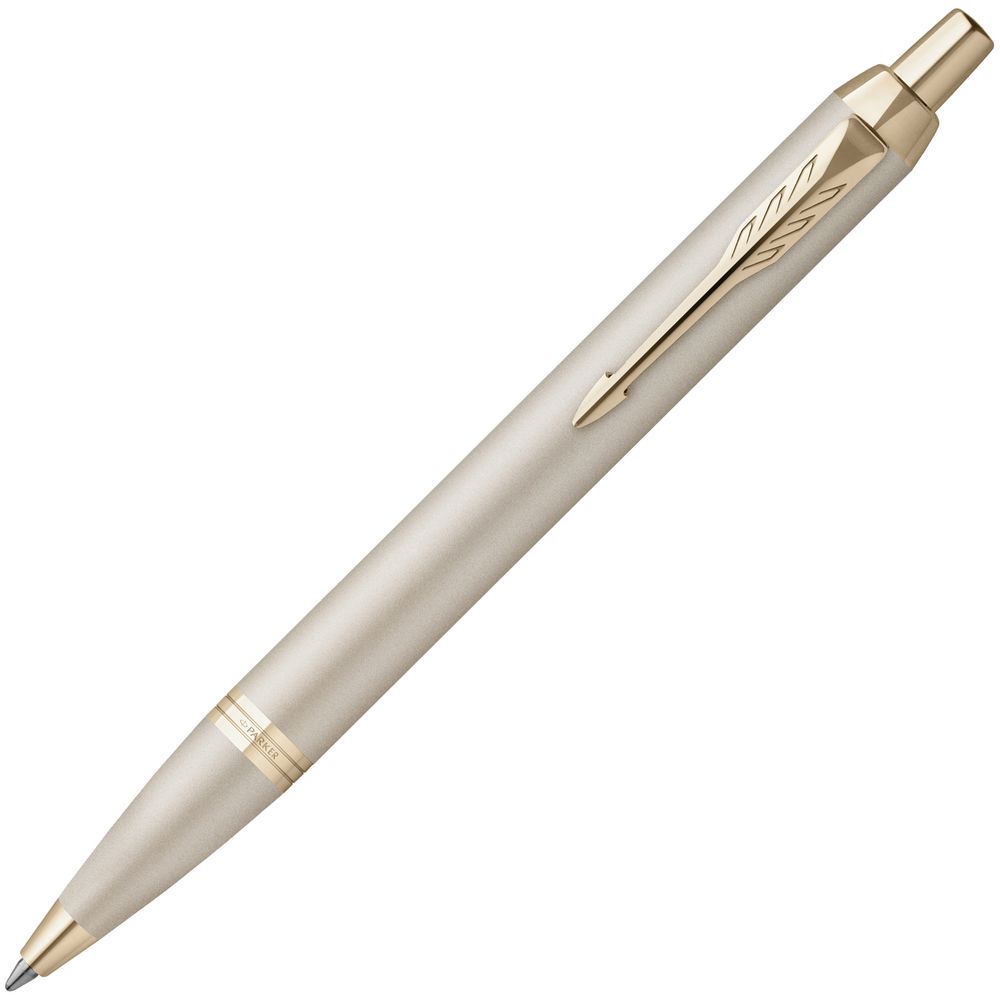 Ручка шариковая Parker IM Professionals Monochrome Champagne, золотистая-1