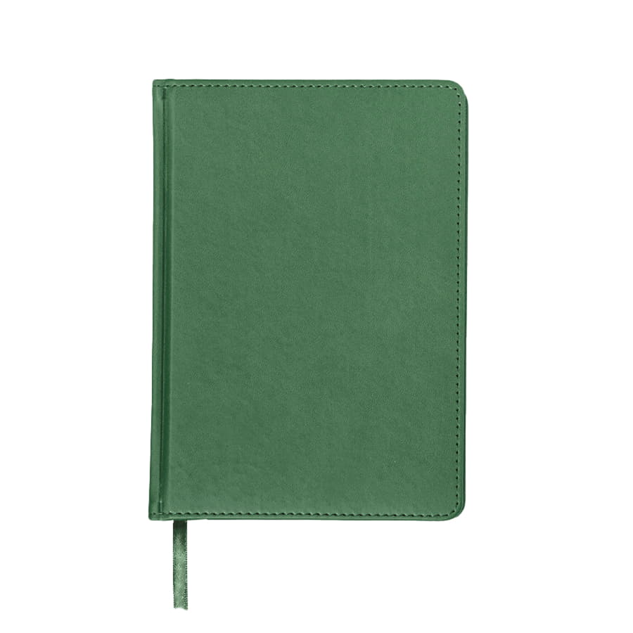 Ежедневник недатированный Campbell, формат А5,  в линейку, зеленый-1