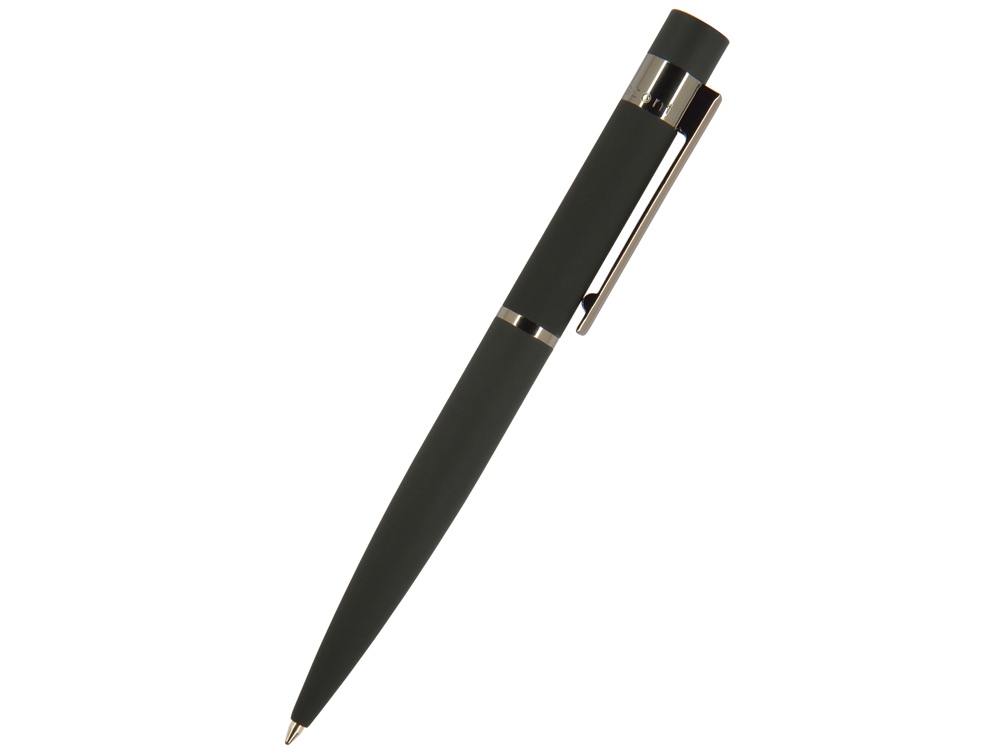 Ручка шариковая автоматическая BrunoVisconti VERONA цвет корпуса черный, soft-touch, 1 мм, синяя-0