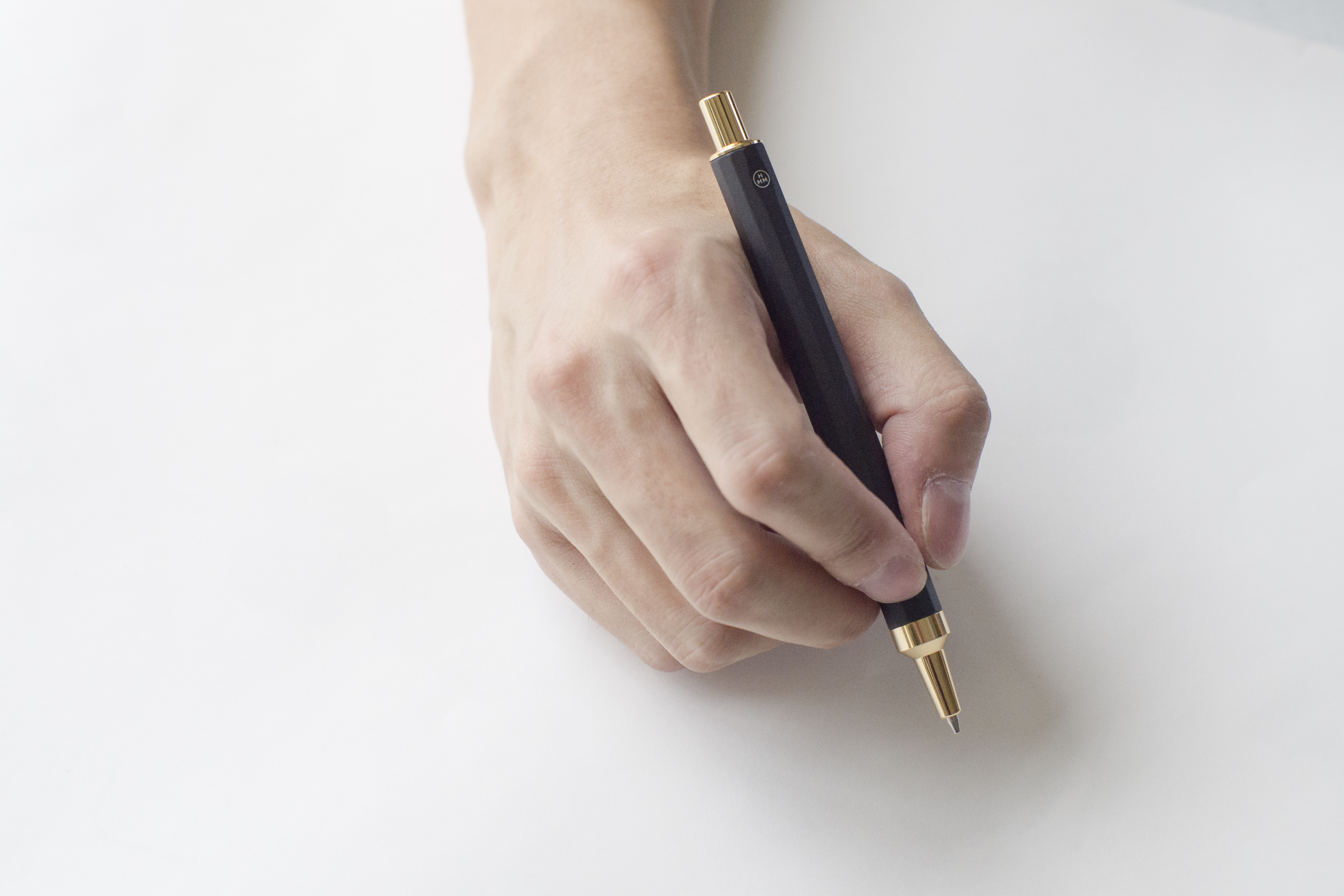 Механический карандаш PENCIL GOLD черный с золотом-5