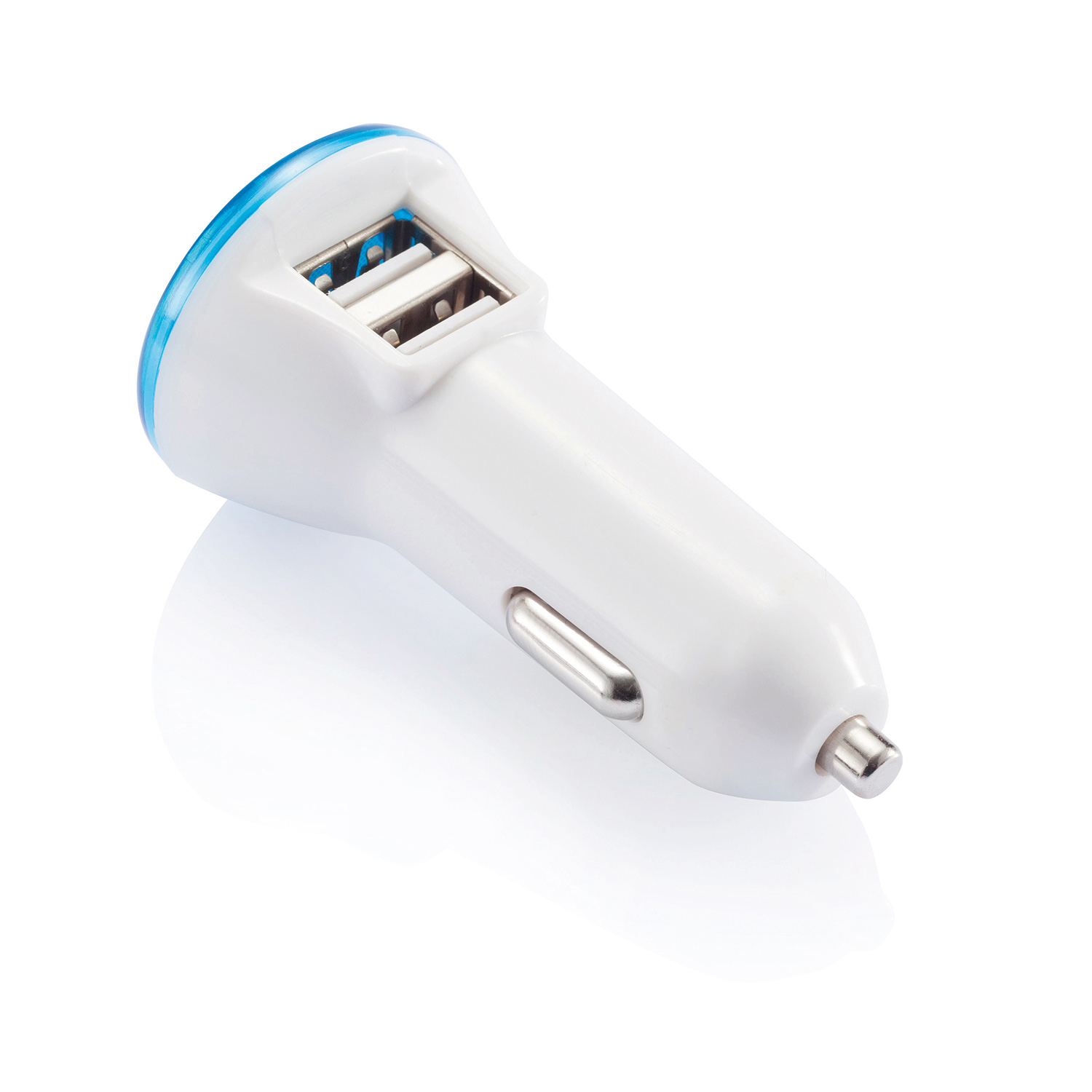 Мощное автомобильное зарядное устройство с 2 USB-портами-1