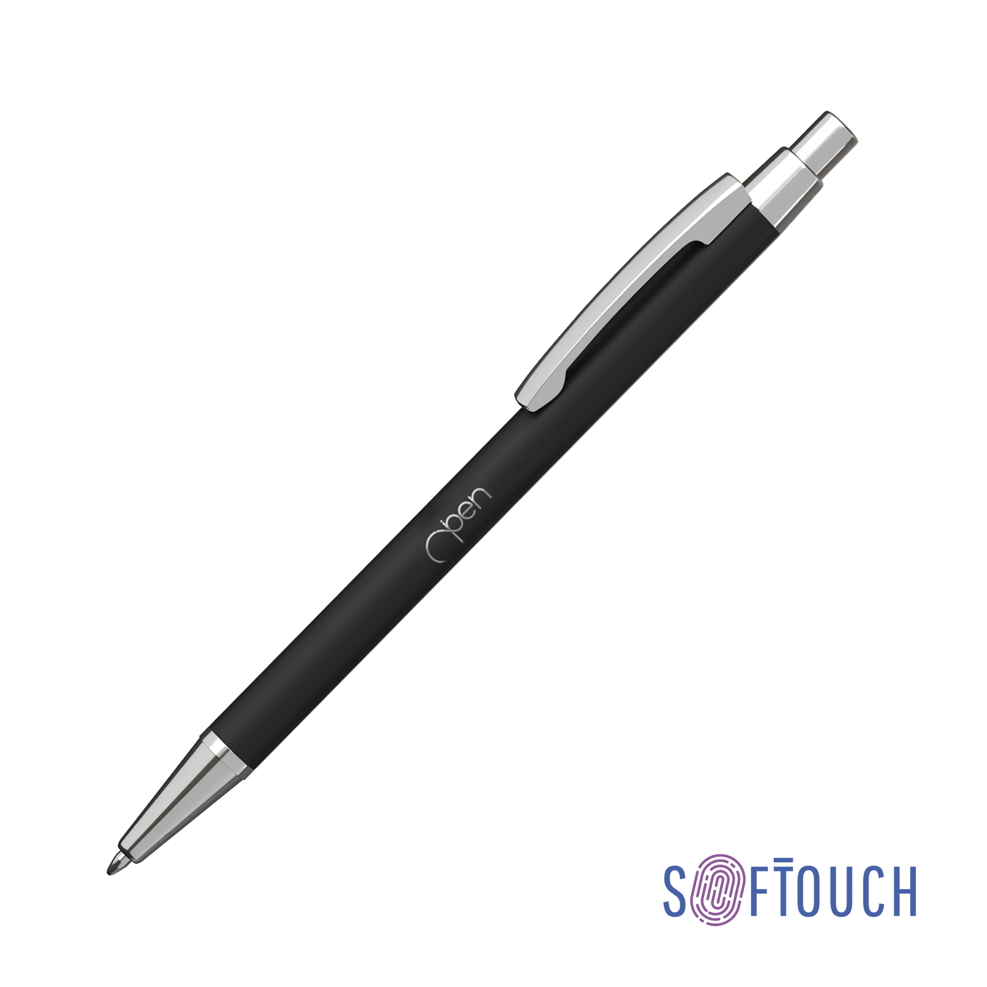 Ручка шариковая "Ray", покрытие soft touch-0
