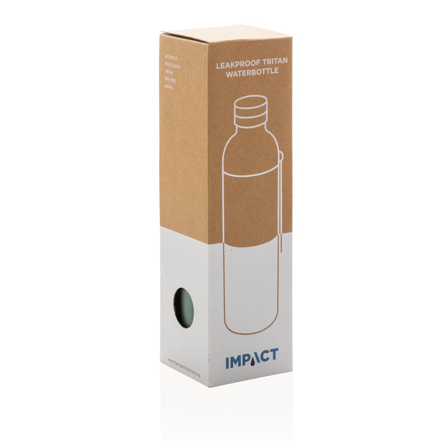 Герметичная бутылка из тритана Impact, 600 мл-11