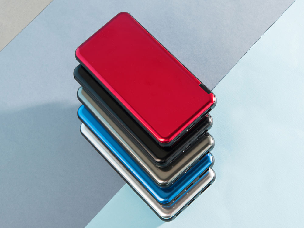 Внешний аккумулятор Forge v.2, металл, 10000mah, серый-10