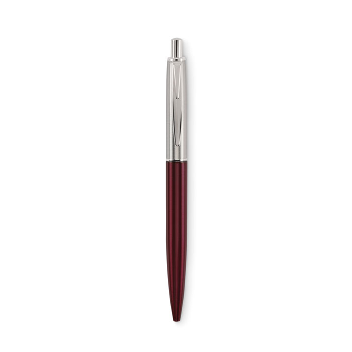 Push button pen in box, красного бургундского вина-6