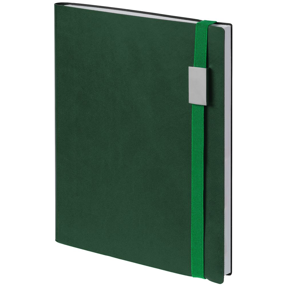 Ежедневник Vivian Metal, недатированный, зеленый-1