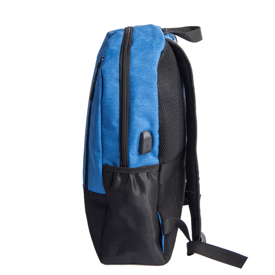 Рюкзак водостойкий "PULL", синий/чёрный, 45 x 28 x 11 см, 100% полиэстер 300D+600D, синий, черный-1